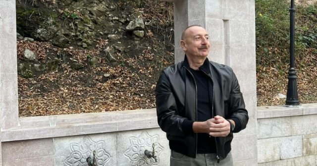 Prezident İsa bulağında – Mehriban Əliyeva fotolar paylaşdı