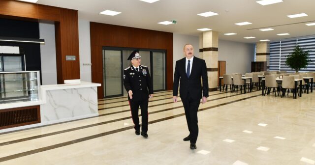 İlham Əliyev DTX-nin yeni inzibati binalarının açılışında – FOTOLAR