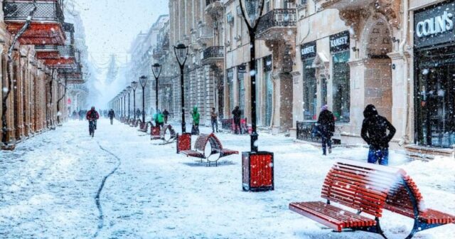 Bakıya sərt qış gəlir: Ehtiyacı olanlara yer və yemək veriləcək