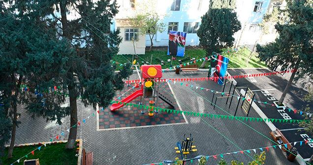 Nəsimidə növbəti “Abad həyət” sakinlərin istifadəsinə verildi – Fotolar