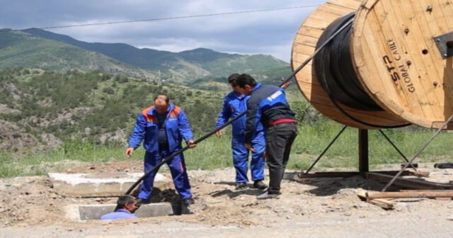 “Azərişıq” ASC Laçında yenidənqurma işlərini davam etdirir-VİDEO