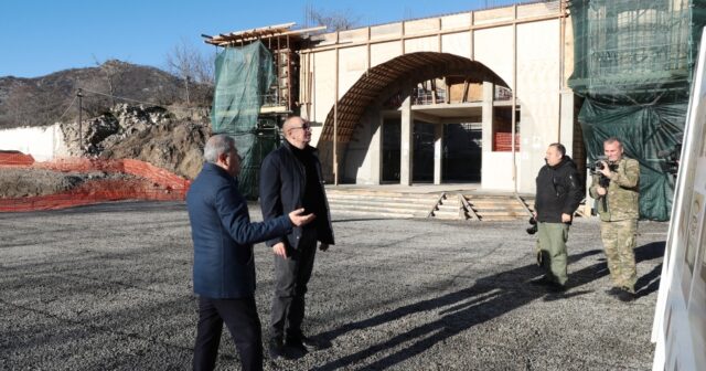 İlham Əliyev Daşaltı kənd məscidində – Fotolar