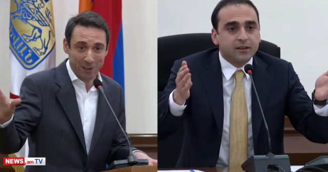 İrəvan meri mikrofonu söndürdü, görüşü BOYKOT etdi – VİDEO