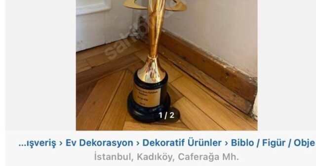 ALTIN KELEBEK MÜKAFATINI SATIŞA ÇIXARDI… QİYMƏTİ 1 QƏPİK DƏ DEYİL – FOTO