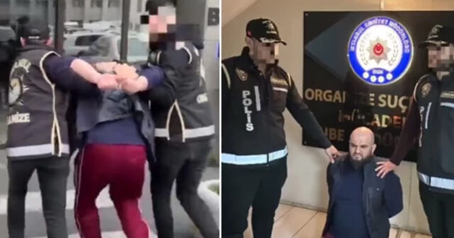 “Qanuni oğrular”ın başçısının İstanbulda SAXLANILMA ANI – VİDEO