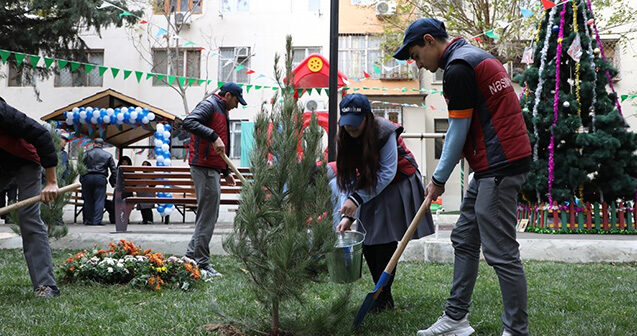 Nəsimidə “Abad həyət” istifadəyə verildi – Fotolar