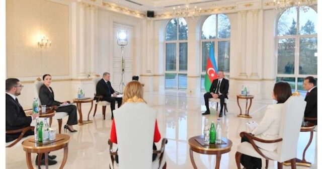 Prezident yerli televiziya kanallarına müsahibə verib