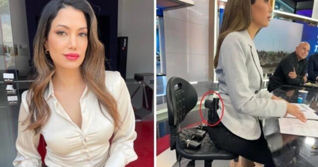 Qadın aparıcı canlı yayıma belində silahla çıxdı – FOTOlar
