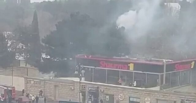 Bakıda “Shaurma N1” yanır-VİDEO