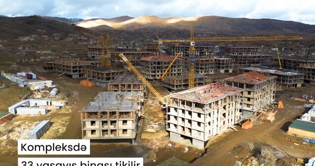 Cəbrayılda 33 yaşayış binası inşa edilir, köç olacaq – Video