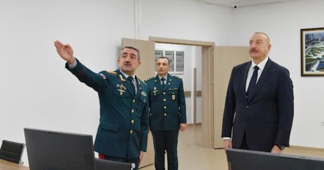 Prezident DSX-nın hərbi hospital kompleksinin açılışında -FOTOLAR