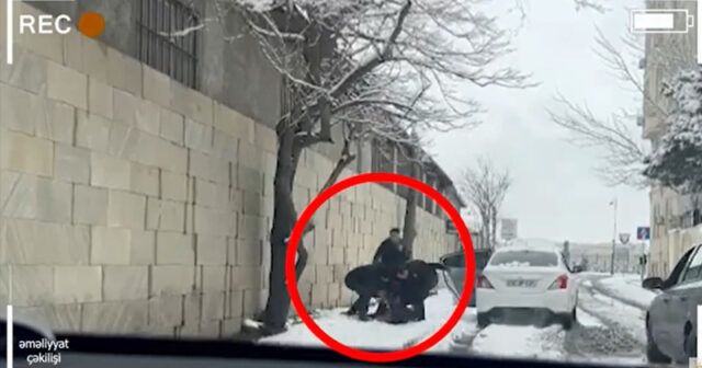Bakıda silahlı şəxslər belə tutuldu – Əməliyyat görüntüsü