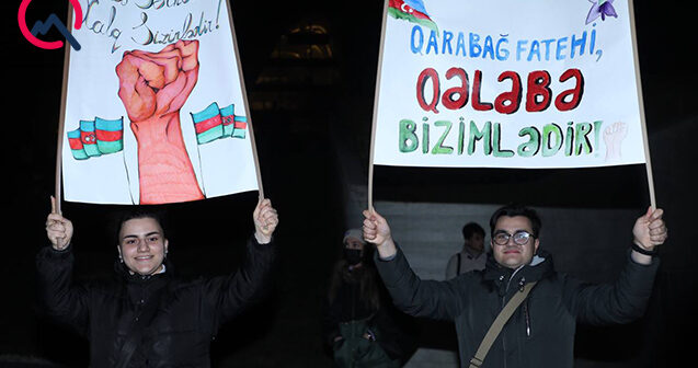 Zəfərdən İlhamlanan xalq Bakı küçələrində… – Fotolar