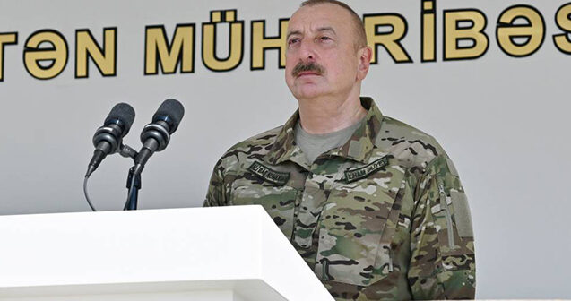 Prezidentlə oğlu “Akıncı” hücum PUA-larının uçuşunu izlədi