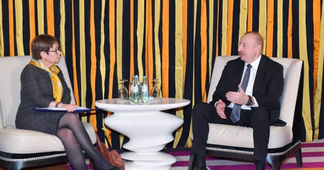 Prezident Avropa Yenidənqurma və İnkişaf Bankının prezidenti ilə görüşdü – FOTO