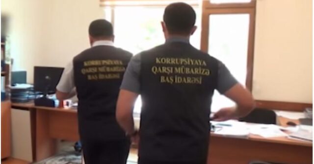 Korrupsiya İdarəsi Yevlaxda əməliyyat keçirdi – Sabiq rəis həbs olundu
