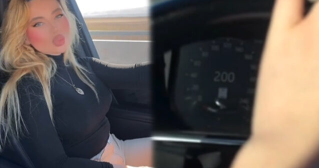 “Range Rover”i 200-lə sürdü, cəzalandırıldı – Video