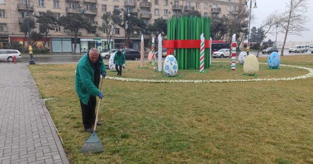 Xətaidə “Novruz bayramını təmiz şəhərlə qarşılayaq” devizi ilə iməcilik keçirilir