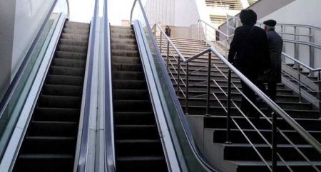 Qış parkındakı eskalatorlar eksponata çevrilib… VİDEO