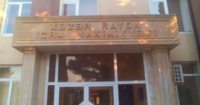 Xəzər rayon İcra Hakimiyyəti məhkəməyə verildi