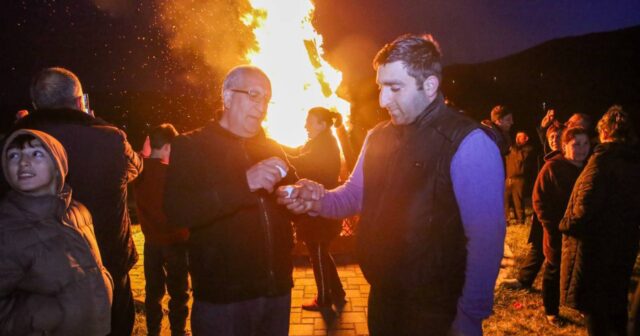 Talış kəndində uzun illərdən sonra Yel Çərşənbəsi böyük coşqu ilə qeyd edilib