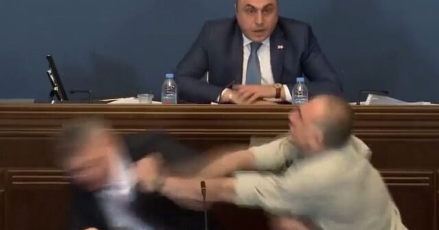 Gürcüstanda deputatlar arasında dava – VİDEO