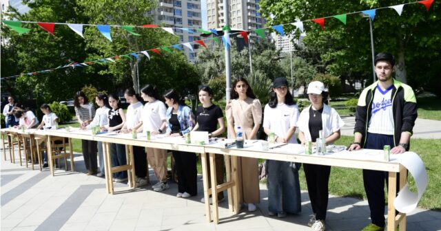 Xətai rayonunda “Azərbaycanım” mövzusunda VII Uşaq və Gənc Rəsm Festivalı keçirilib