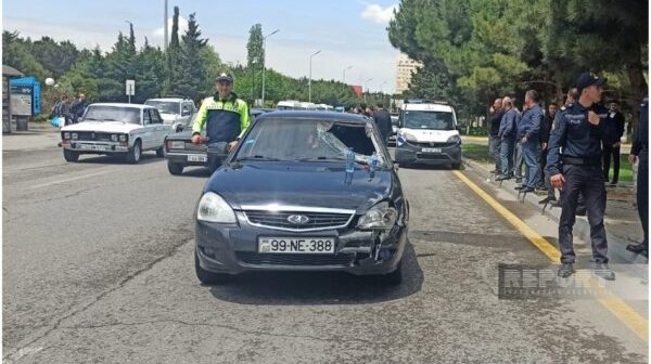 Sumqayıtda ağır qəza: Velosipedçi öldü(FOTO)