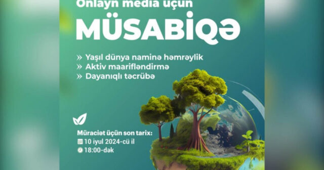 MEDİA onlayn media üçün müsabiqə elan etdi