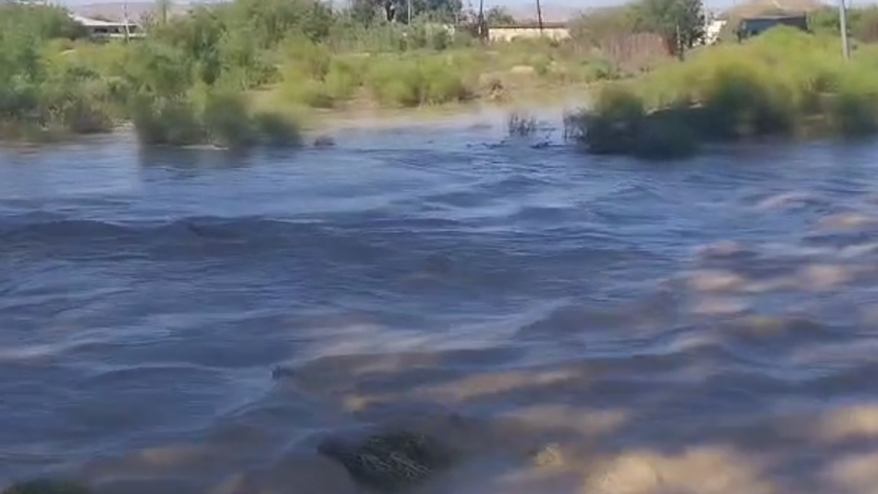 Pirsaat çayı daşdı, Qubalıbaloğlan 1 metr su içində qaldı (FOTO,VİDEO)