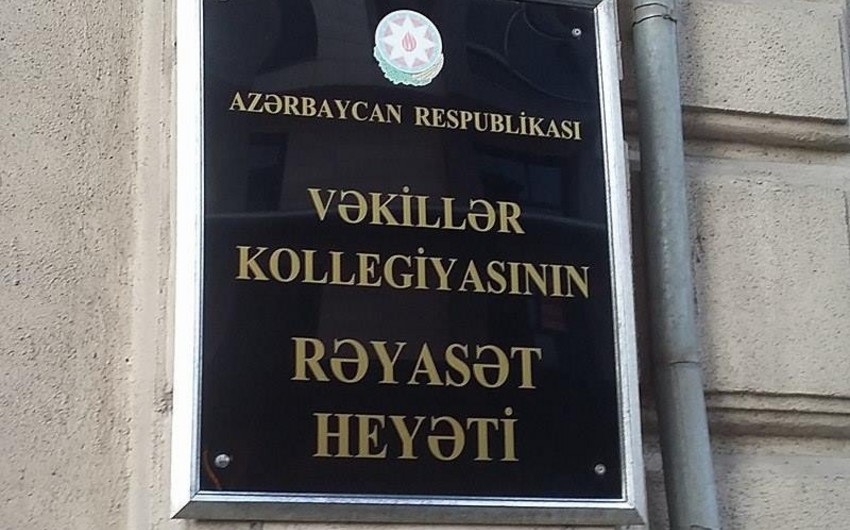 Vəkillər Kollegiyasının Rəyasət Heyəti məhkəməyə verildi