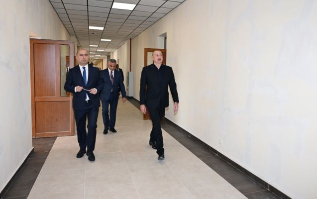 Prezident Qarabağ Universitetində görülən işlərlə tanış oldu – Yenilənib-FOTO