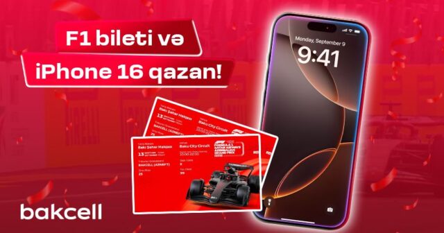 “Bakcell” dən “iPhone 16” qazanmaq şansı!