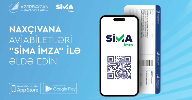 AZAL Naxçıvana onlayn aviabilet alışında “SİMA İmza”nı tətbiq etdi