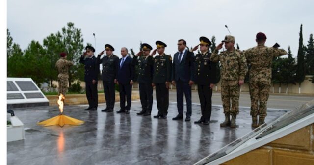 Hərbi Prokurorluq və Daxili Qoşunlar birgə tədbir keçiriblər — FOTOLAR