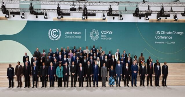 COP29-un Liderlər Sammitində ailə fotosu çəkdirilib