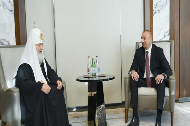 Moskvanın və bütün Rusiyanın patriarxı Prezident İlham Əliyevə zəng etdi