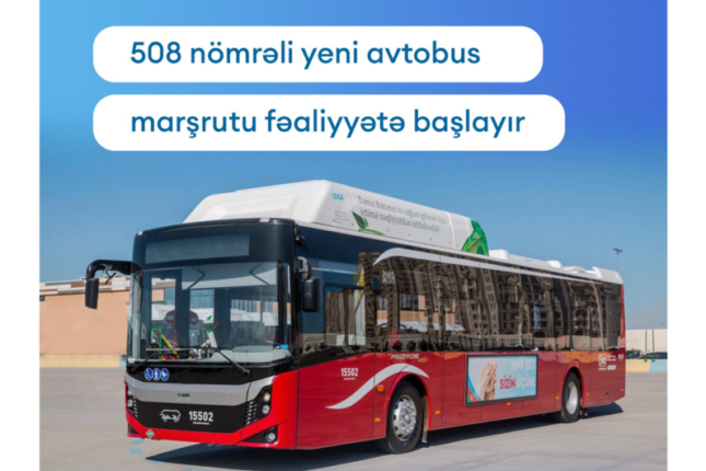 Bakıdan Saray qəsəbəsinə yeni marşrut xətti açılır