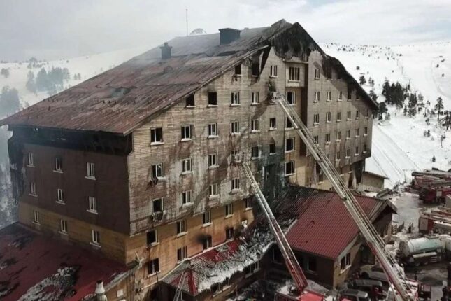 Türkiyədə hotel bu səbəbdən yanıbmış