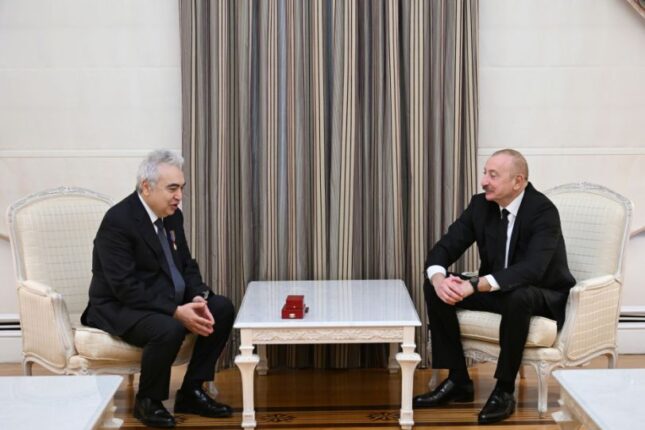 Prezident Fatih Birolu qəbul edib