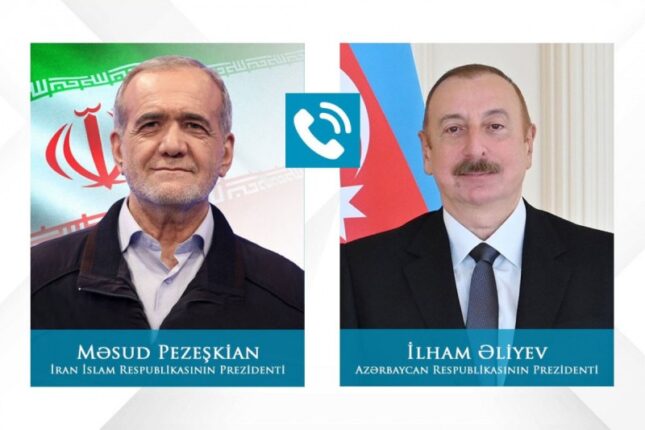 İlham Əliyevlə Pezeşkian arasında telefon danışığı olub