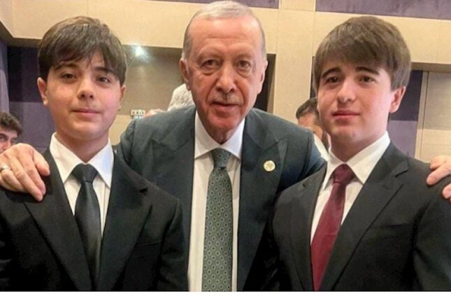 Prezidentin nəvələri Ərdoğanla