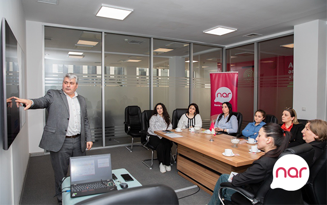 “Nar”müəllimlər üçün mobil rabitə təlimi keçib
