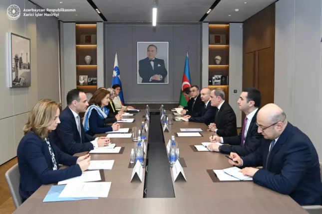 Azərbaycan və Sloveniya XİN başçılarının görüşü keçirilib