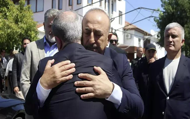 Ceyhun Bayramov Çavuşoğlunun atasının yas MƏRASİMİNDƏ – FOTO/VİDEO