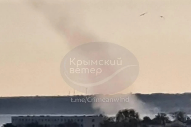 Krımda ardıcıl zərbələr: anbar yanır, aerodromlar vuruldu-VİDEO
