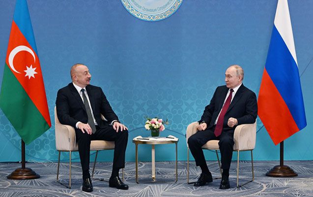 Vladimir Putin Azərbaycan Prezidentini təbrik etdi