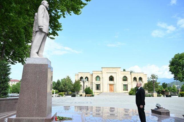 İlham Əliyev İsmayıllıya səfər edib