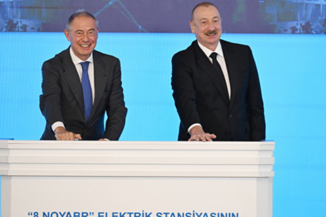 Prezident “8 Noyabr” Elektrik Stansiyasının açılışında – Fotolar
