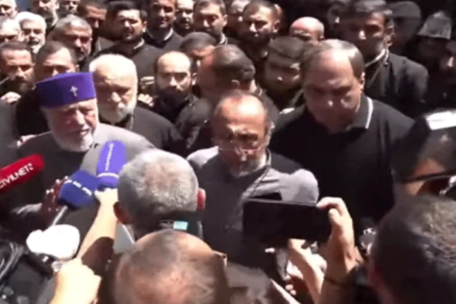 Ermənistanda xüsusi təyinatlılar II Qareginin iqamətgahına daxil oldu – Video